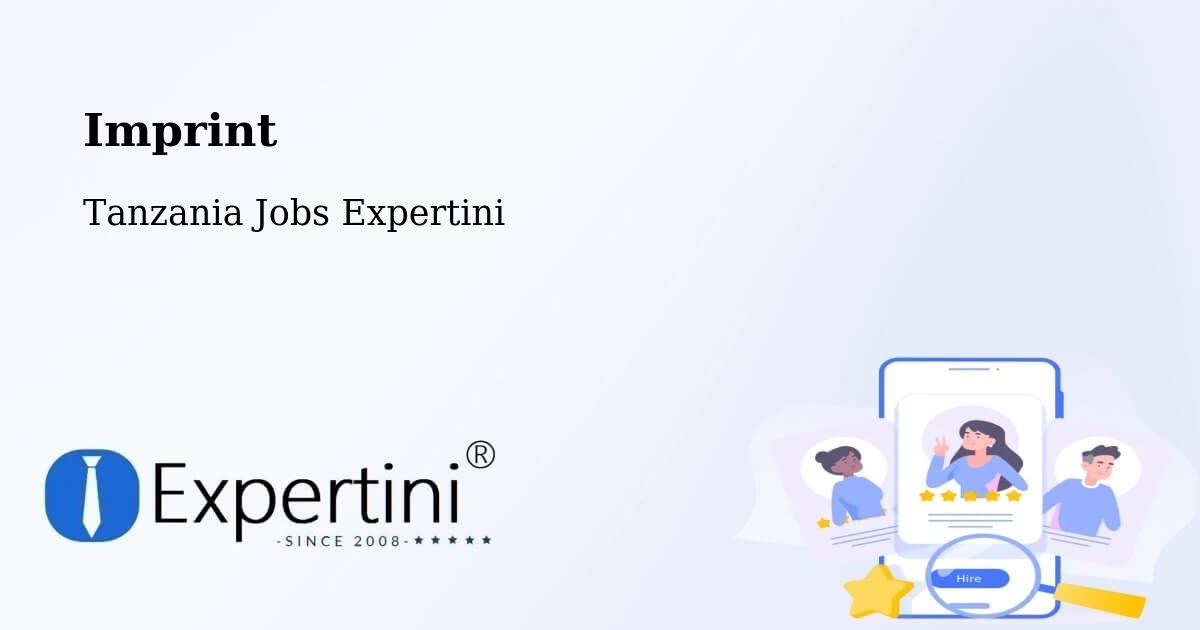 Imprint – Dareda - Tanzania Jobs Expertini